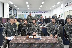 김명수 합참의장, 한미연합 과학화전투훈련 현장 찾아 실전적 훈련을 통한 작전수행태세 확립 강조('24. 5. 16.... 대표 이미지